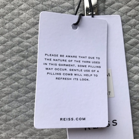 COPY - SALE! - REISS Gray Bomber Jacket - BRAND NEW! - Picture 5 of 6